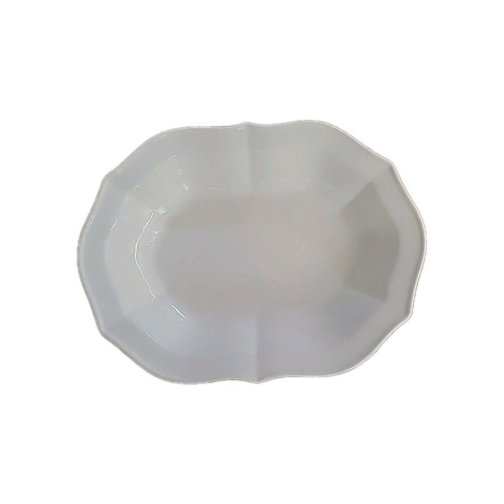 Casa do Jolar Portugal White Large Serving Platter 14x11x2.5